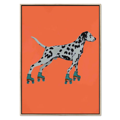DALMATIAN WITH ROLLERSKATES | CANVAS