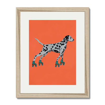 DALMATIAN WITH ROLLERSKATES | PRINT