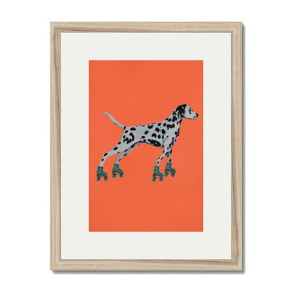 DALMATIAN WITH ROLLERSKATES | PRINT