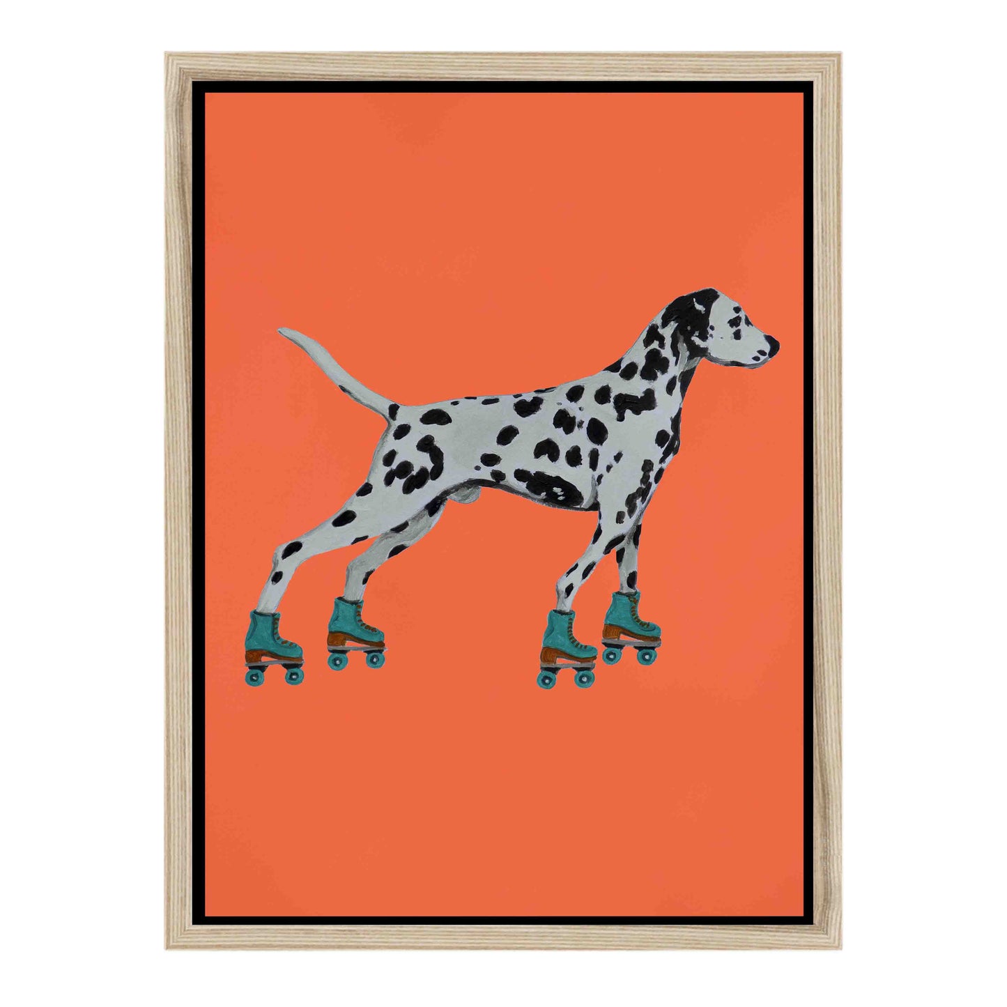 DALMATIAN WITH ROLLERSKATES | CANVAS