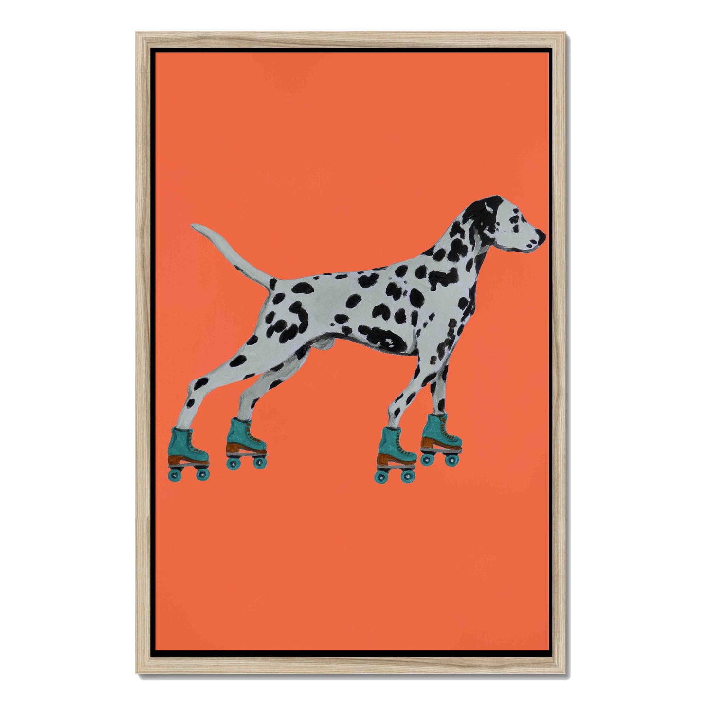 DALMATIAN WITH ROLLERSKATES | CANVAS