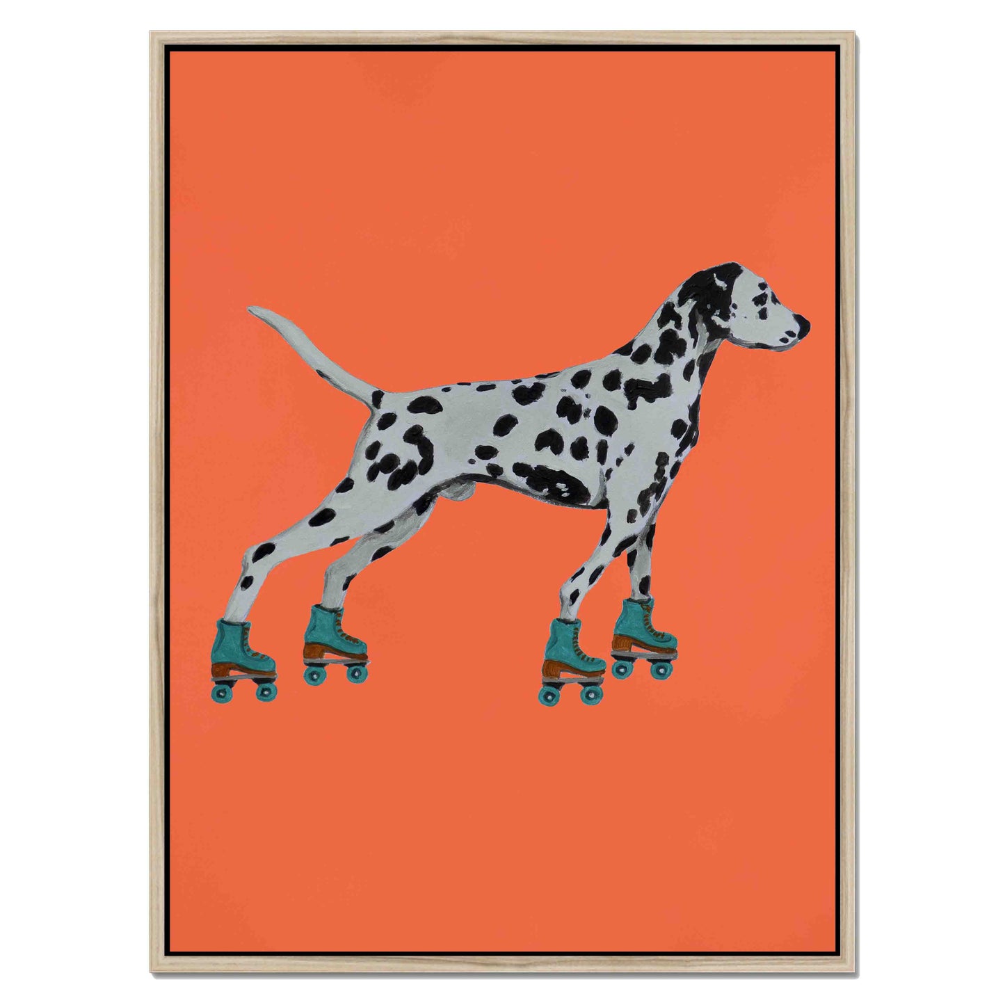 DALMATIAN WITH ROLLERSKATES | CANVAS
