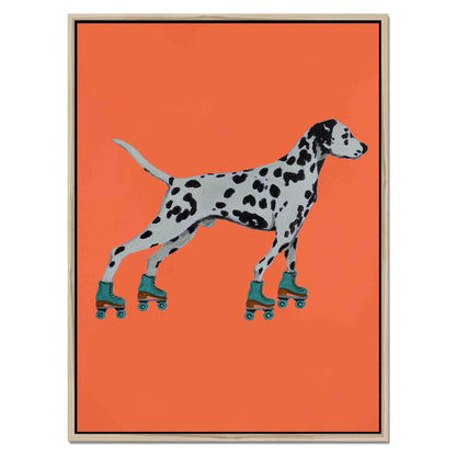 DALMATIAN WITH ROLLERSKATES | CANVAS