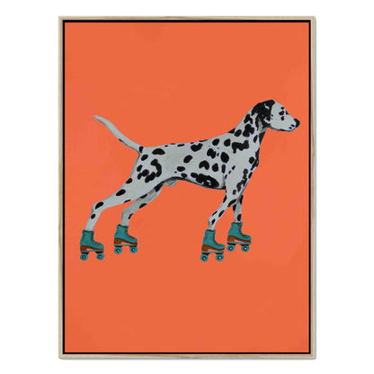 DALMATIAN WITH ROLLERSKATES | CANVAS
