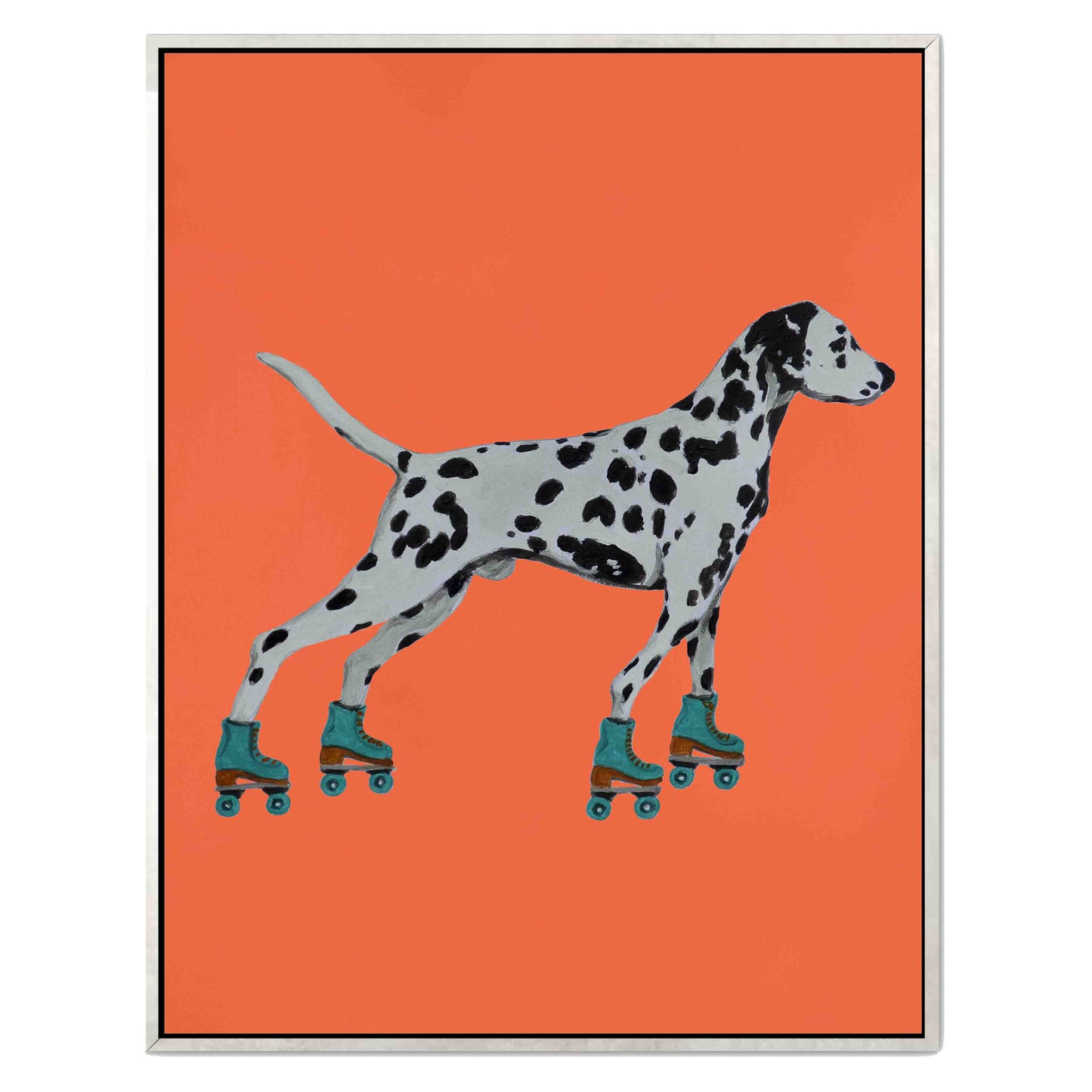 DALMATIAN WITH ROLLERSKATES | CANVAS