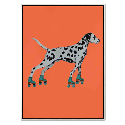 DALMATIAN WITH ROLLERSKATES | CANVAS