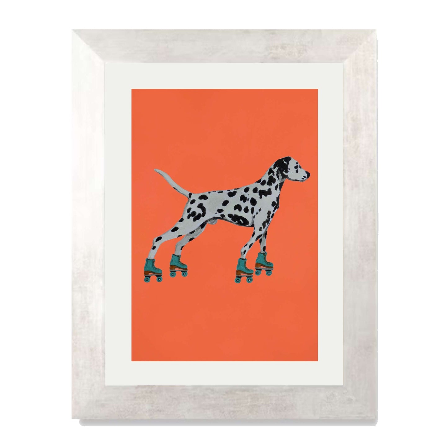 DALMATIAN WITH ROLLERSKATES | PRINT