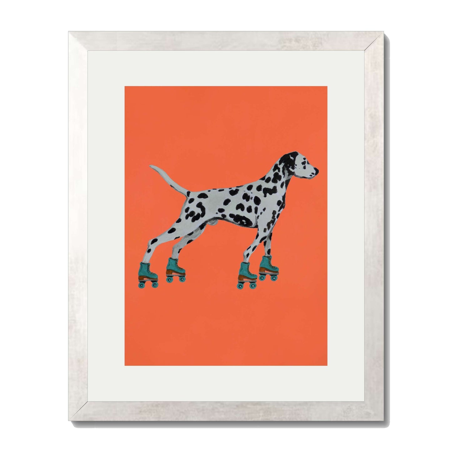 DALMATIAN WITH ROLLERSKATES | PRINT