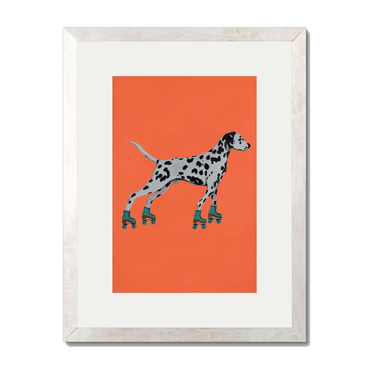 DALMATIAN WITH ROLLERSKATES | PRINT