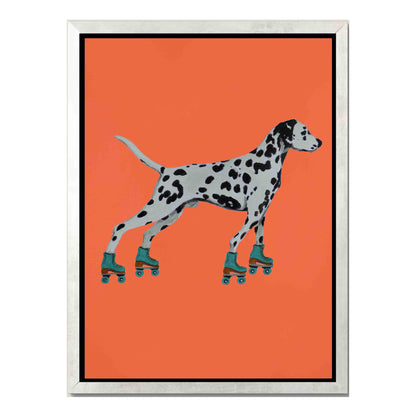 DALMATIAN WITH ROLLERSKATES | CANVAS