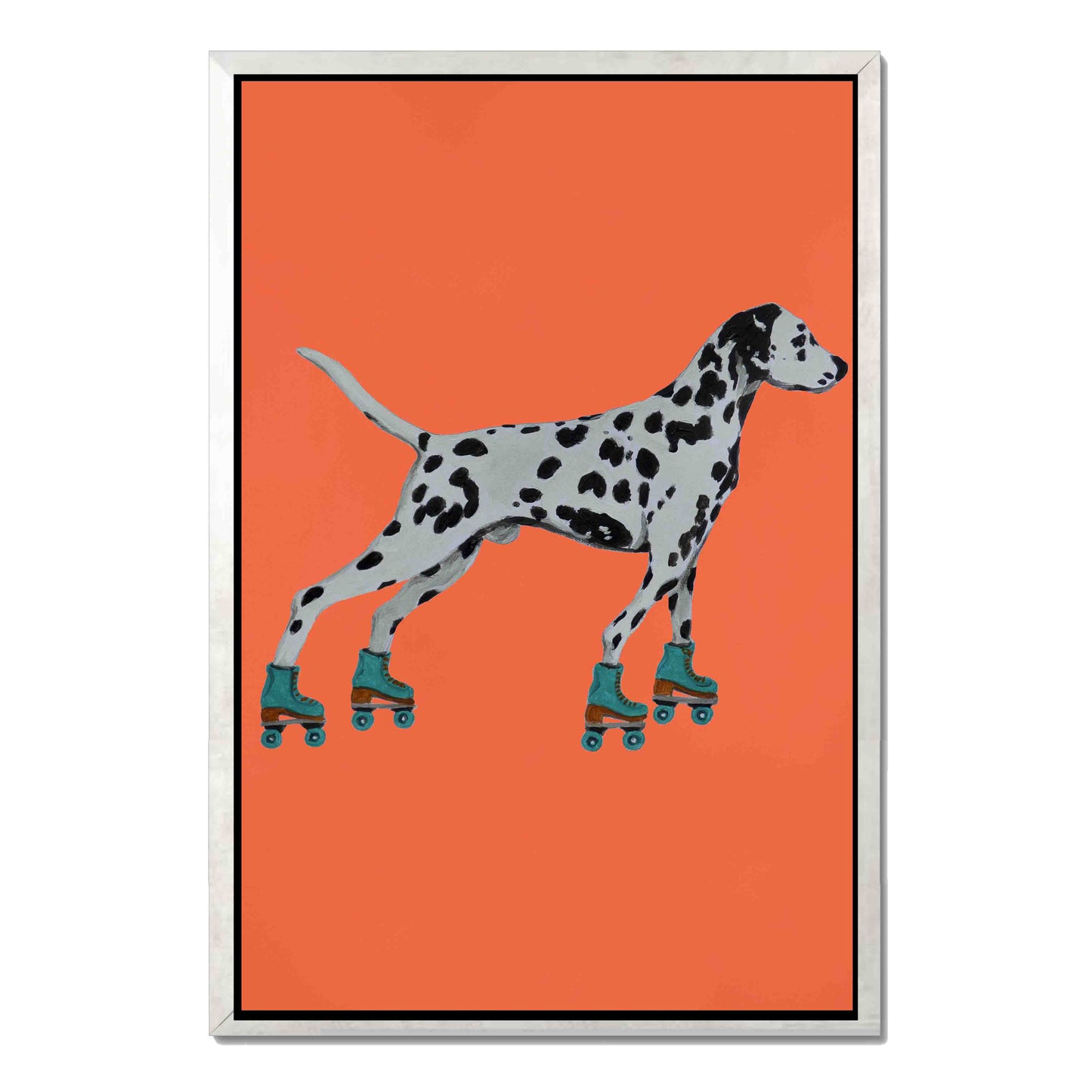 DALMATIAN WITH ROLLERSKATES | CANVAS
