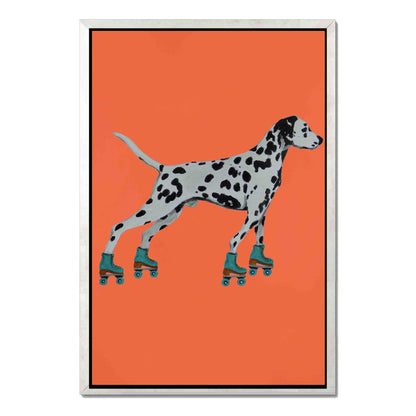 DALMATIAN WITH ROLLERSKATES | CANVAS