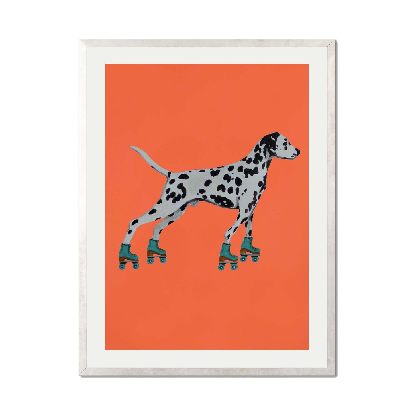DALMATIAN WITH ROLLERSKATES | PRINT