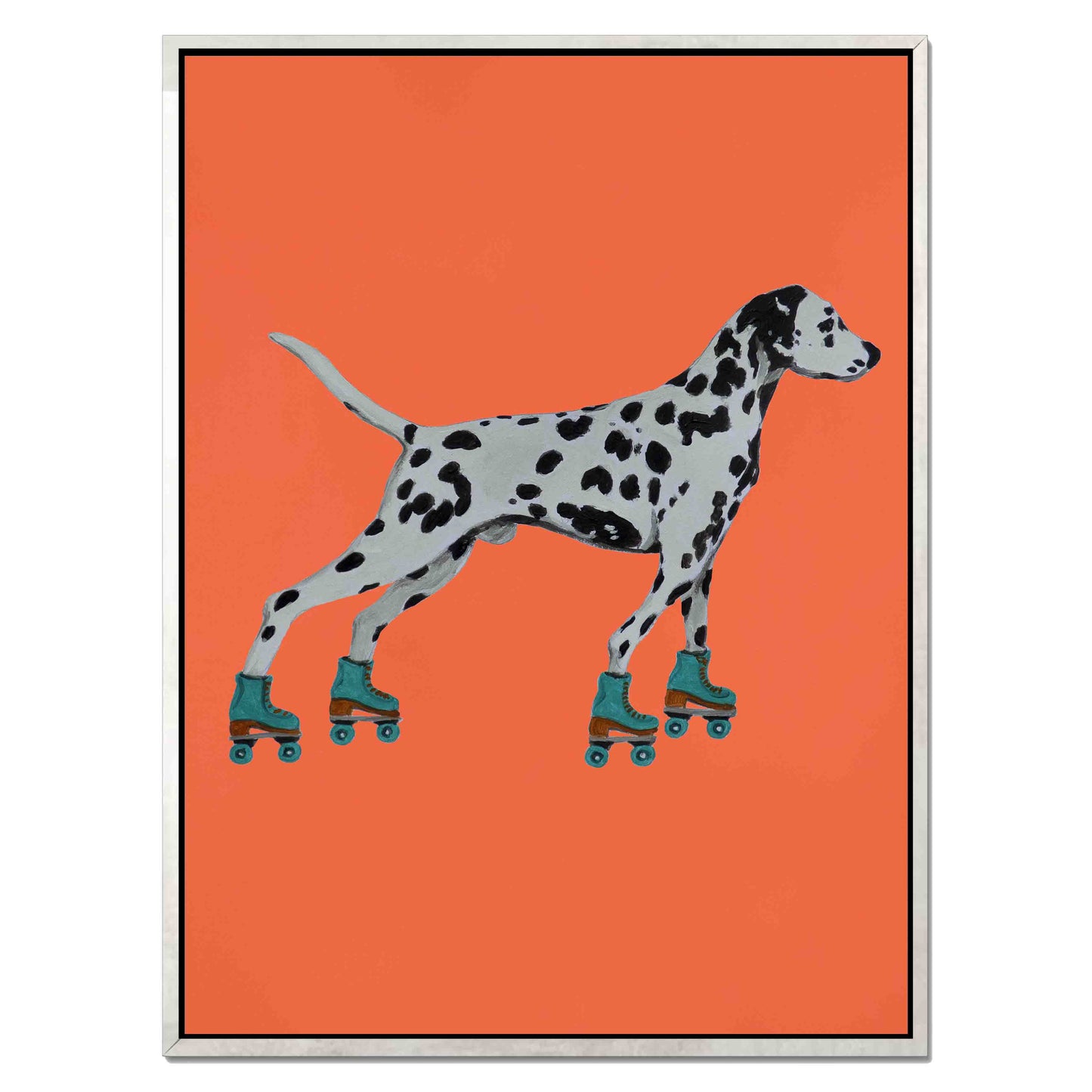 DALMATIAN WITH ROLLERSKATES | CANVAS