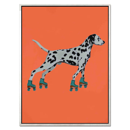 DALMATIAN WITH ROLLERSKATES | CANVAS