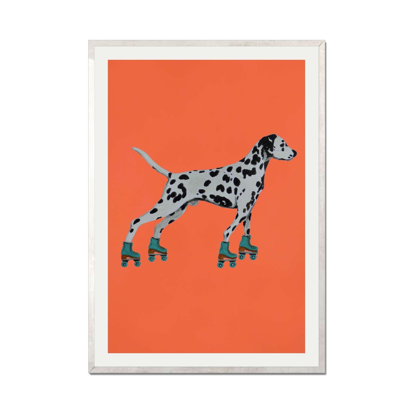 DALMATIAN WITH ROLLERSKATES | PRINT