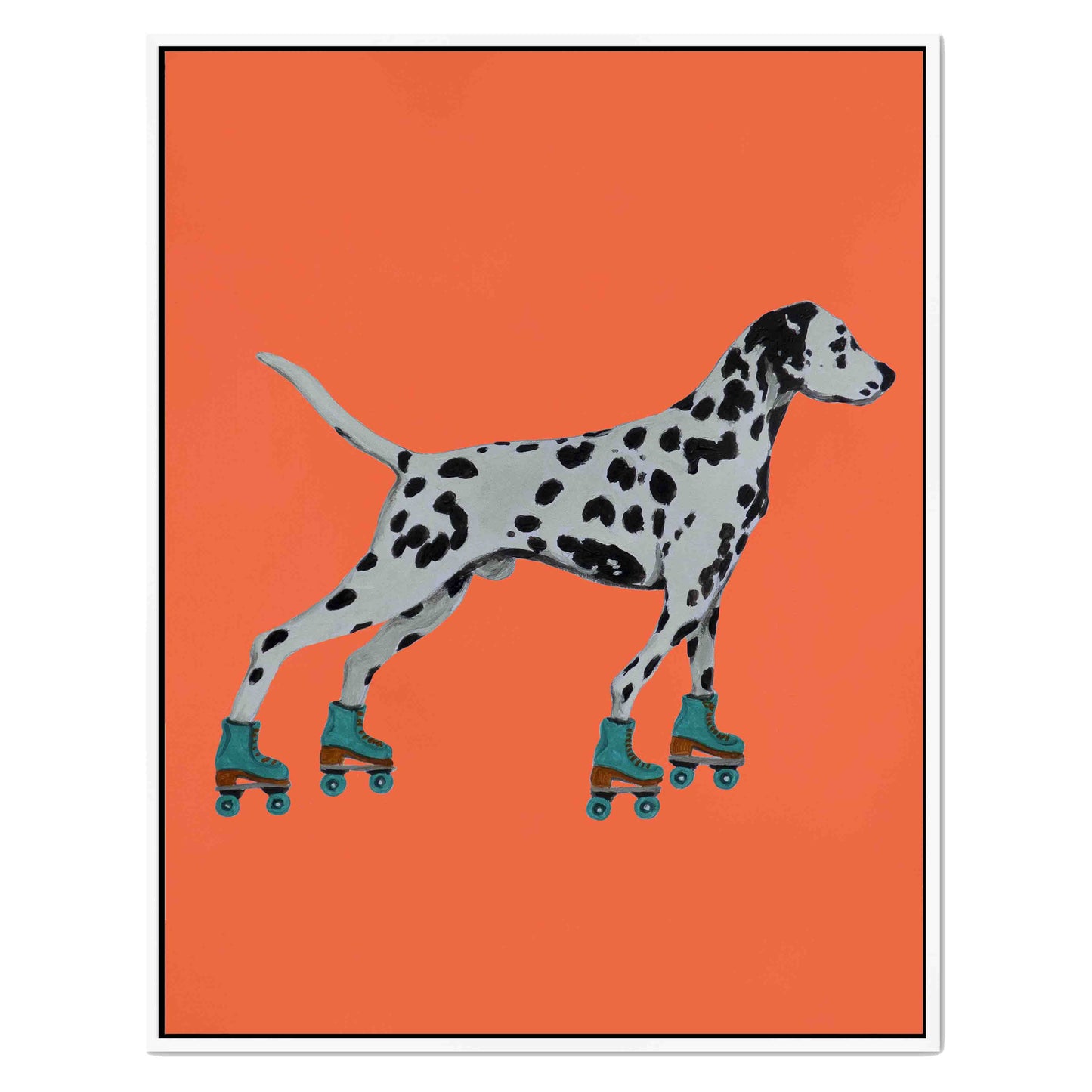 DALMATIAN WITH ROLLERSKATES | CANVAS