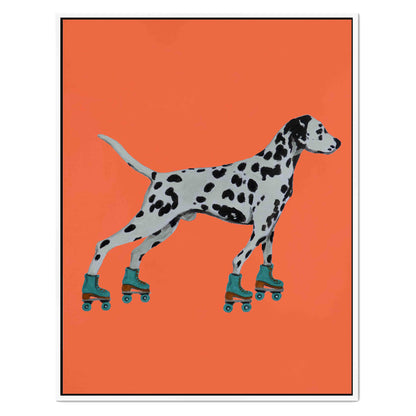 DALMATIAN WITH ROLLERSKATES | CANVAS
