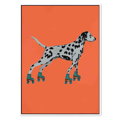 DALMATIAN WITH ROLLERSKATES | CANVAS
