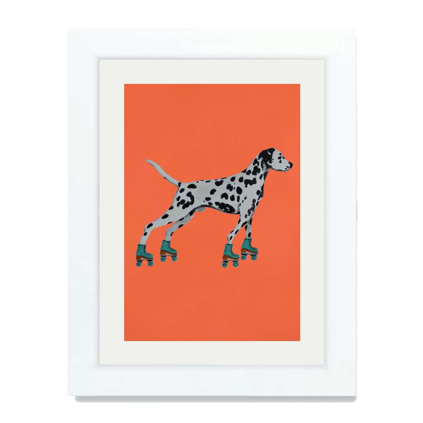 DALMATIAN WITH ROLLERSKATES | PRINT