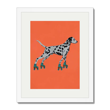 DALMATIAN WITH ROLLERSKATES | PRINT