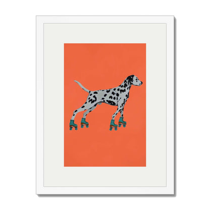 DALMATIAN WITH ROLLERSKATES | PRINT