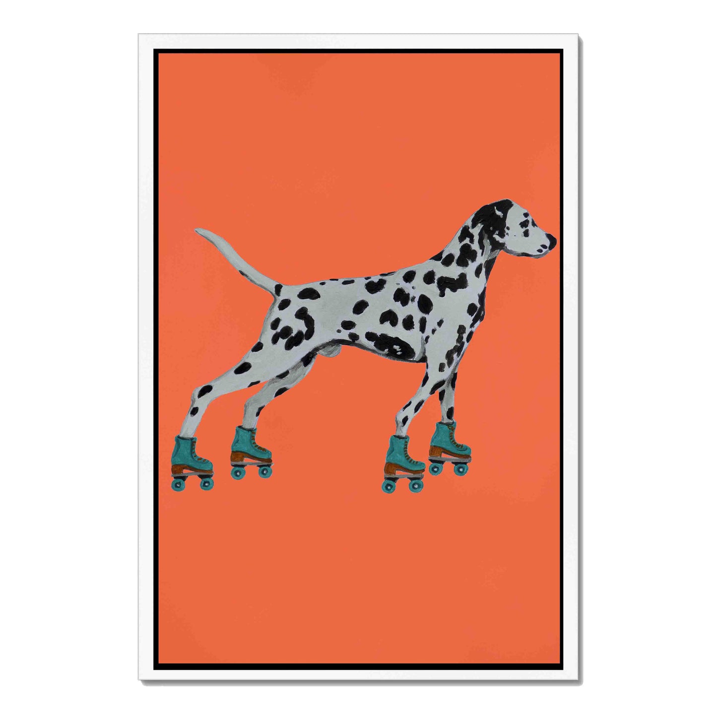 DALMATIAN WITH ROLLERSKATES | CANVAS