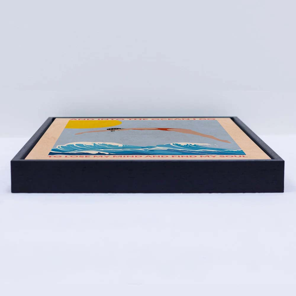 DIVE GIRL (RED) | CANVAS