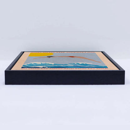 DIVE GIRL (RED) | CANVAS
