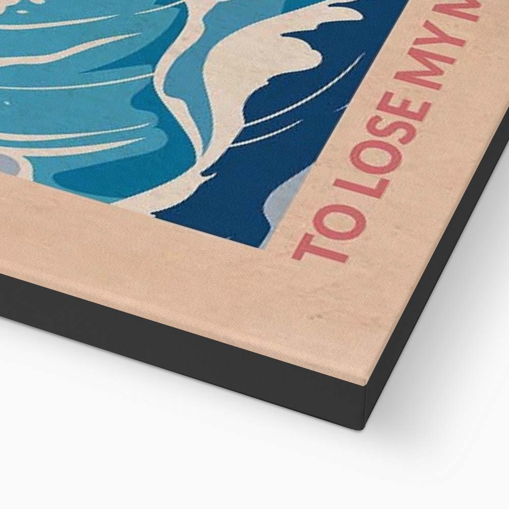 DIVE GIRL (RED) | CANVAS