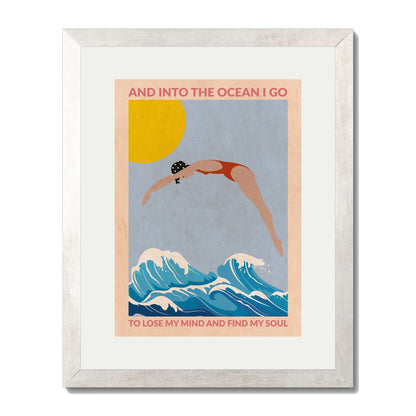 DIVE GIRL (RED) | PRINT