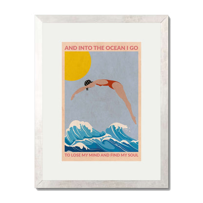DIVE GIRL (RED) | PRINT