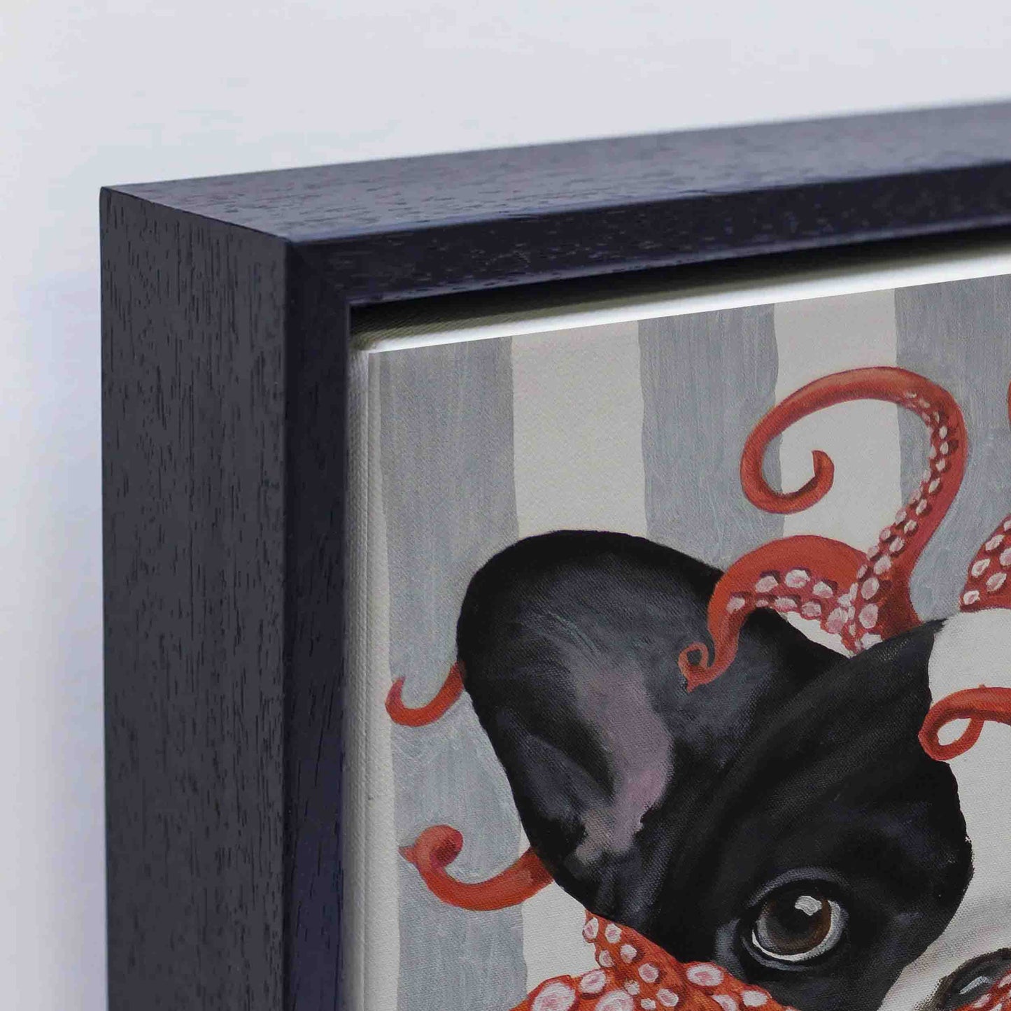 FRENCH BULLDOG WITH OCTOPUS | CANVAS