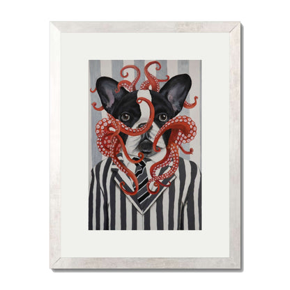 FRENCH BULLDOG WITH OCTOPUS | PRINT