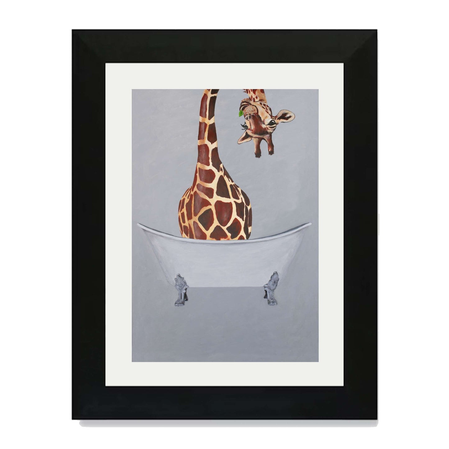 GIRAFFE IN BATHTUB | PRINT