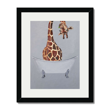 GIRAFFE IN BATHTUB | PRINT