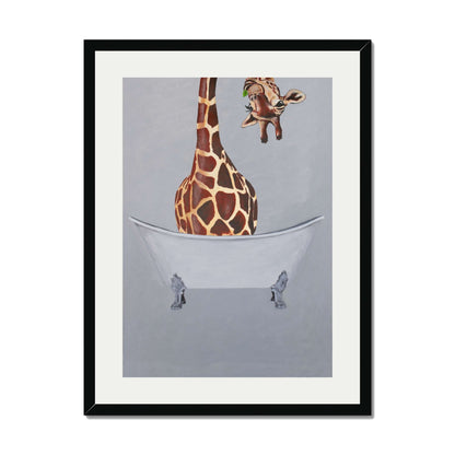 GIRAFFE IN BATHTUB | PRINT