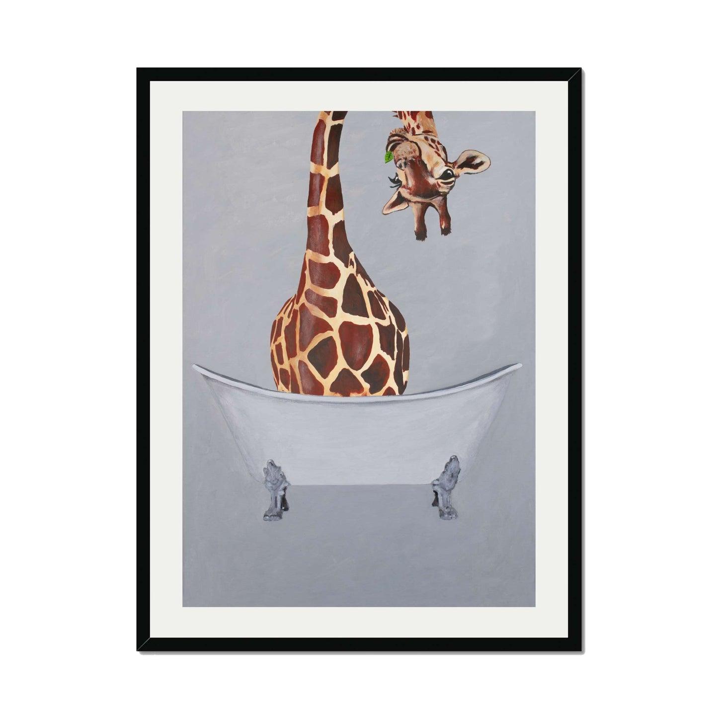 GIRAFFE IN BATHTUB | PRINT