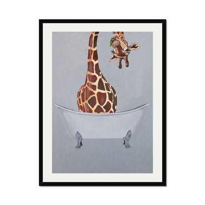 GIRAFFE IN BATHTUB | PRINT
