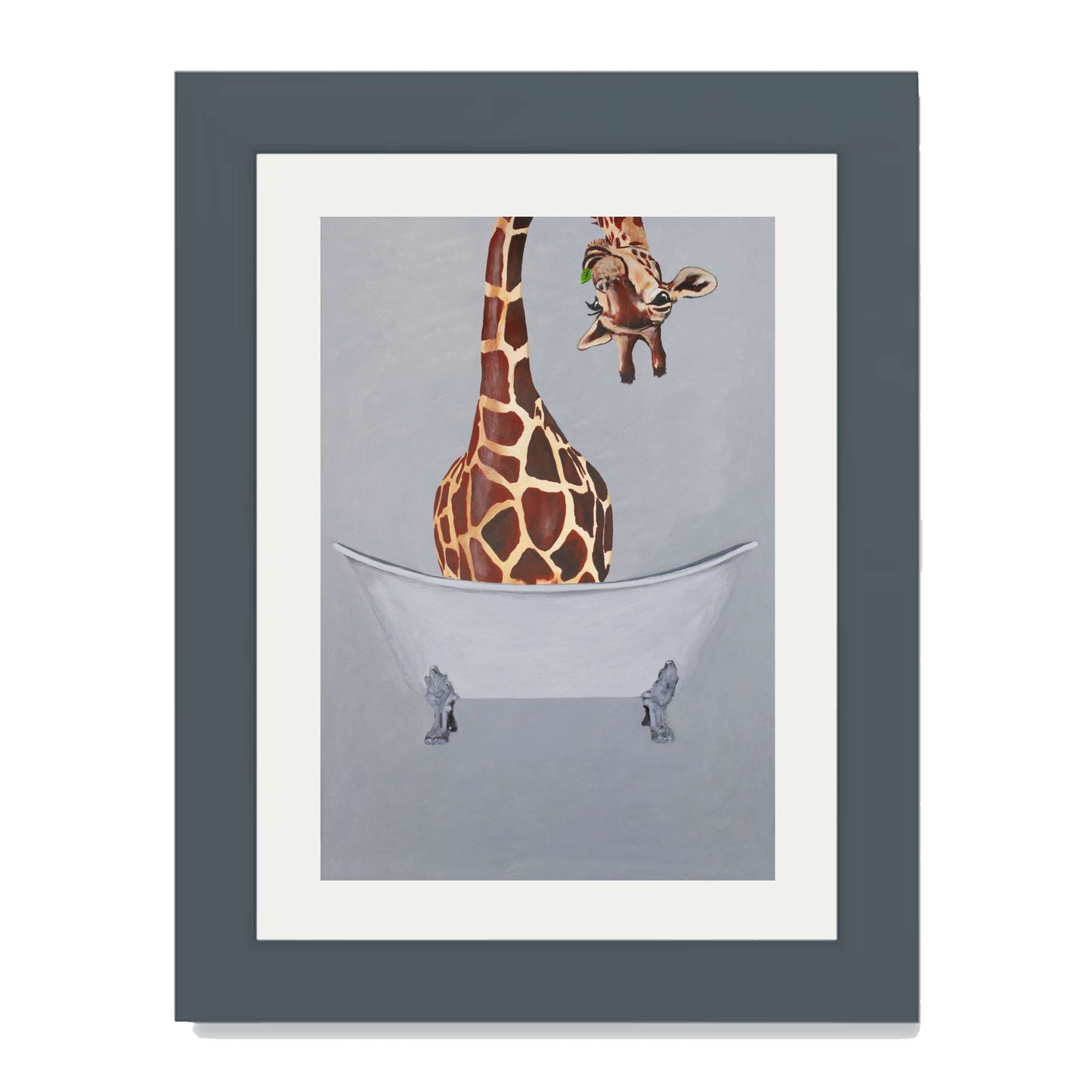 GIRAFFE IN BATHTUB | PRINT