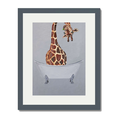 GIRAFFE IN BATHTUB | PRINT