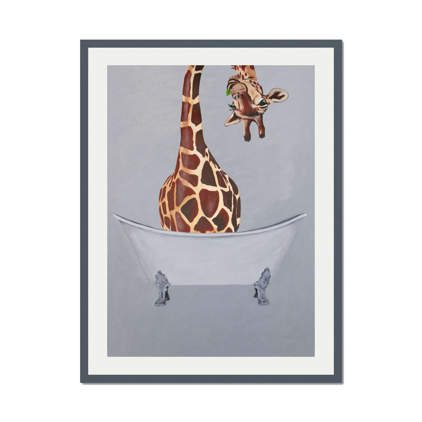 GIRAFFE IN BATHTUB | PRINT