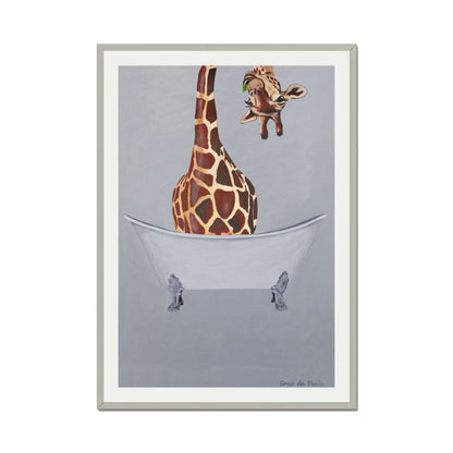 GIRAFFE IN BATHTUB | PRINT