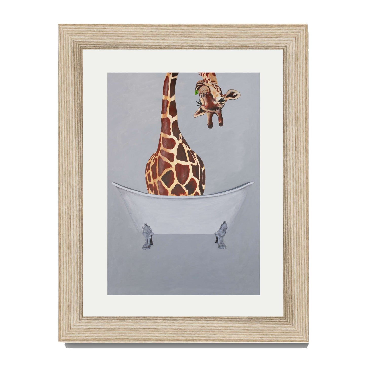 GIRAFFE IN BATHTUB | PRINT