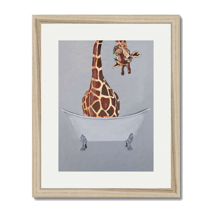 GIRAFFE IN BATHTUB | PRINT