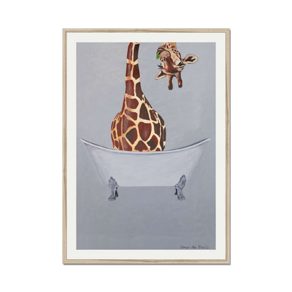 GIRAFFE IN BATHTUB | PRINT