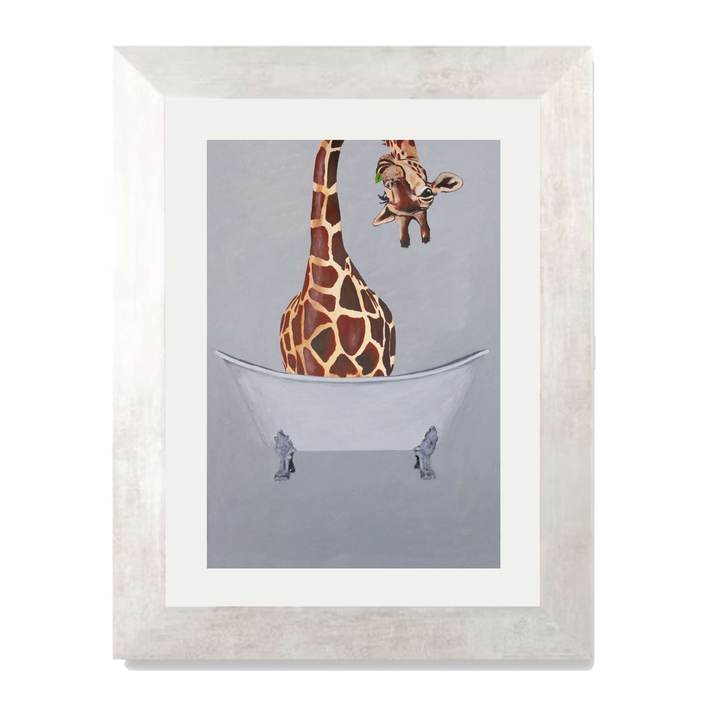 GIRAFFE IN BATHTUB | PRINT