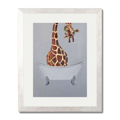 GIRAFFE IN BATHTUB | PRINT