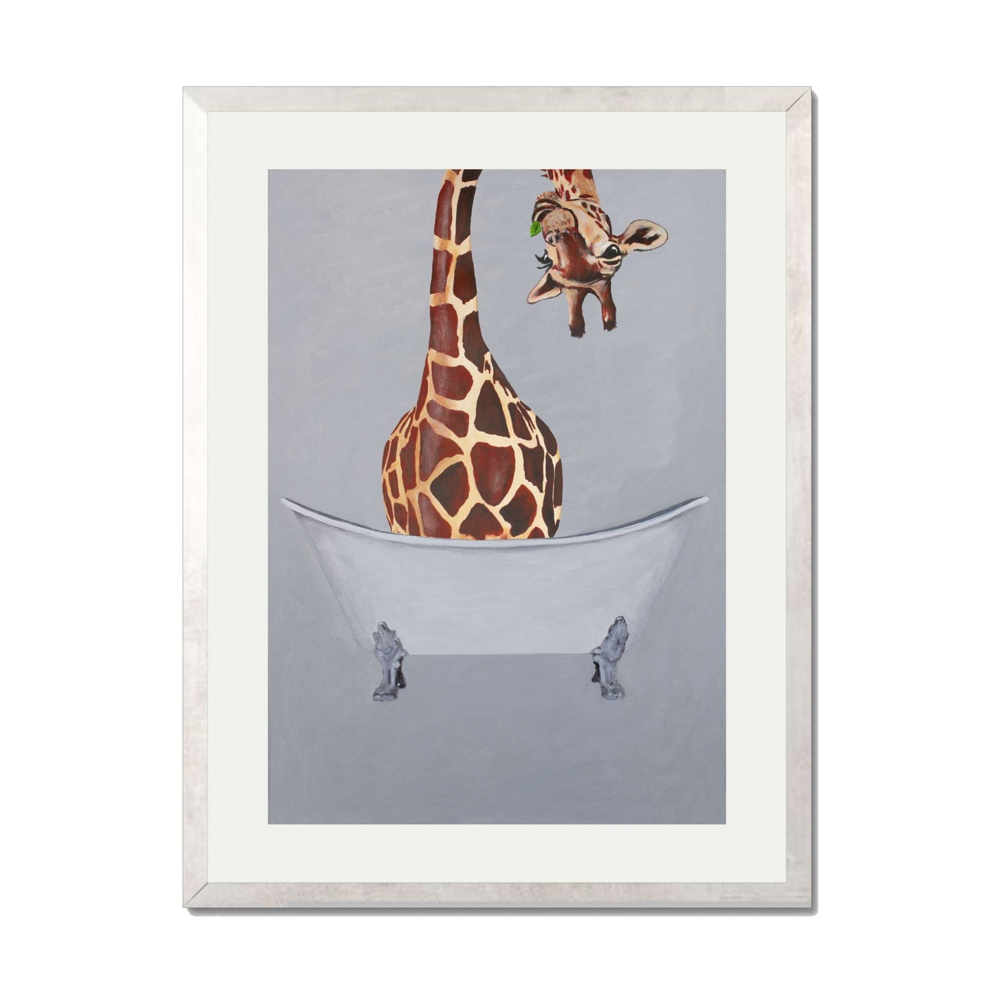 GIRAFFE IN BATHTUB | PRINT