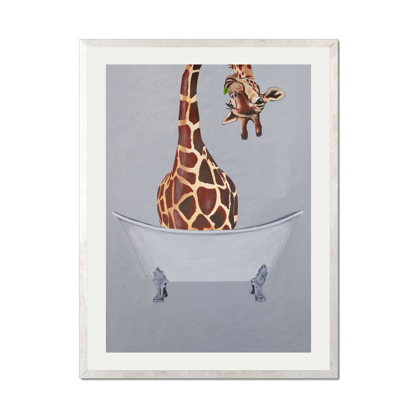 GIRAFFE IN BATHTUB | PRINT